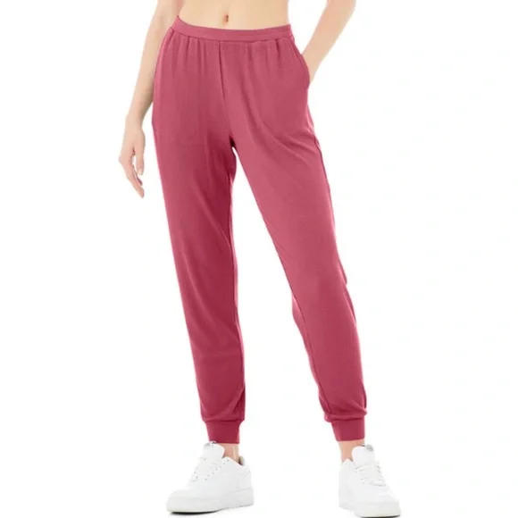 High Waist Ribbed Whisper Pants - Picture 3 of 9